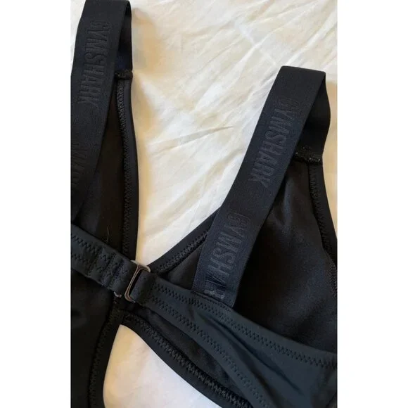 Gymshark Women’s One-Piece Cut-Out Swimsuit Black XS - Picture 3 of 5